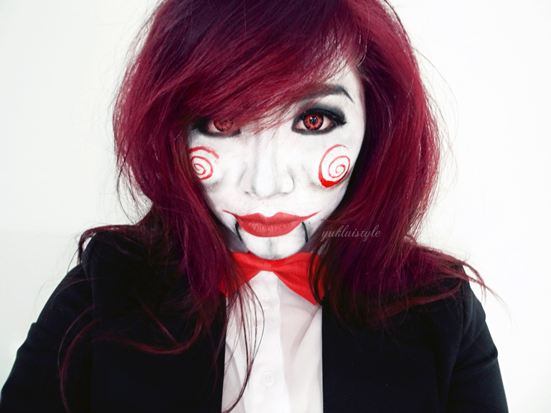 Billy the puppet saw makeup