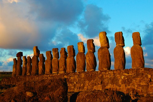 chile sunrise moai easterisland rapanui isladepascua ahutongariki miguelyn elitegalleryaoi