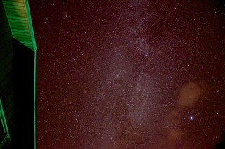 The Milky Way over the house
