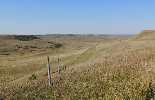 ranch blue sky west green nature grass southdakota rural fence landscape nikon post country hills western prairie bluffs bluff p510