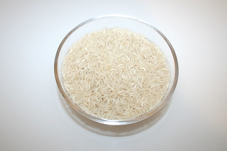 10 - Zutat Basamati-Reis / Ingredient basmati rice