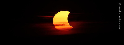 sky sun moon ny newyork halloween clouds solar eclipse photo buffalo october image picture photograph astronomy partial 2014