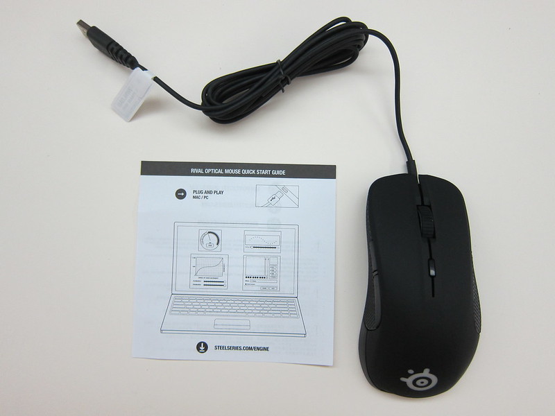 SteelSeries Rival Optical Gaming Mouse - Box Contents