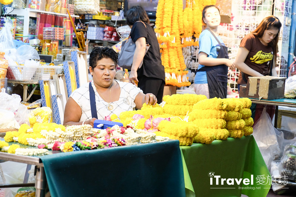曼谷帕空花市 Pak Khlong Talat Flower Market (5)