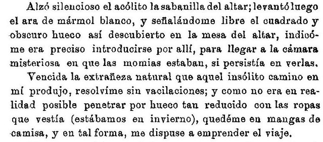 Artículo sobre las Momias de San Román por Rodrigo Amador de los Ríos publicado en 1912 en La España Moderna