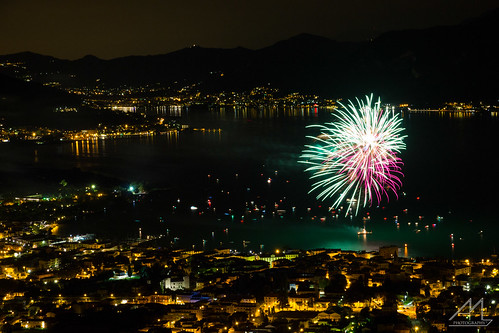 city italy lake color night canon eos lights view august firework brescia iseo
