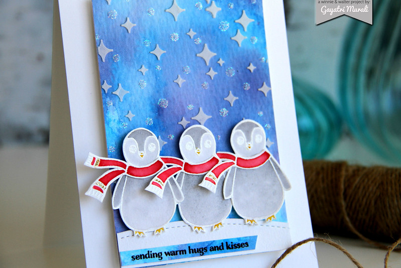 Penguin card closeup