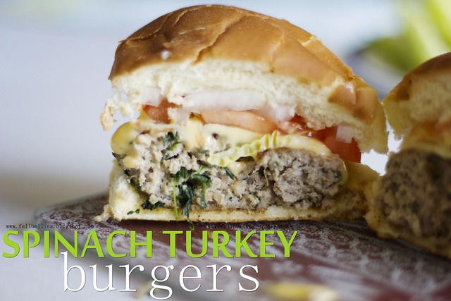 Spinach Turkey Burgers