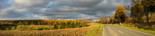 road autumn panorama deutschland laub herbst foliage baum nordrheinwestfalen acker herbstlaub sauerland mittelgebirge wenden laubbaum strase südsauerländerbergland