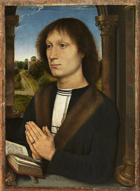 Hans Memling - Probably portrait of Benedetto Portinari (c.1487)