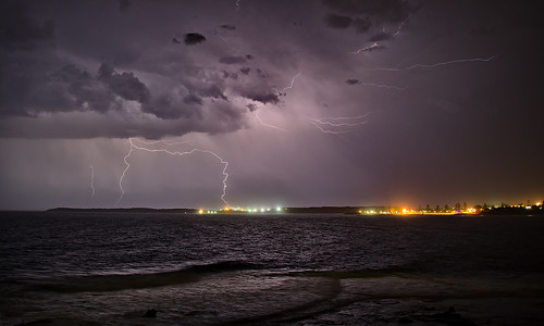 ocean longexposure storm night nocturnal pentax lightning steev k3 barrackpoint steveselbyphotography pentaxk3