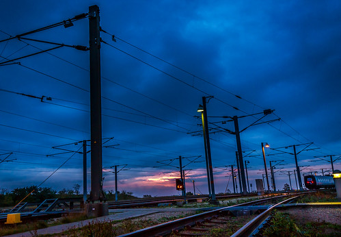 sunrise canon copenhagen denmark track railway 5dmk3 1635f4
