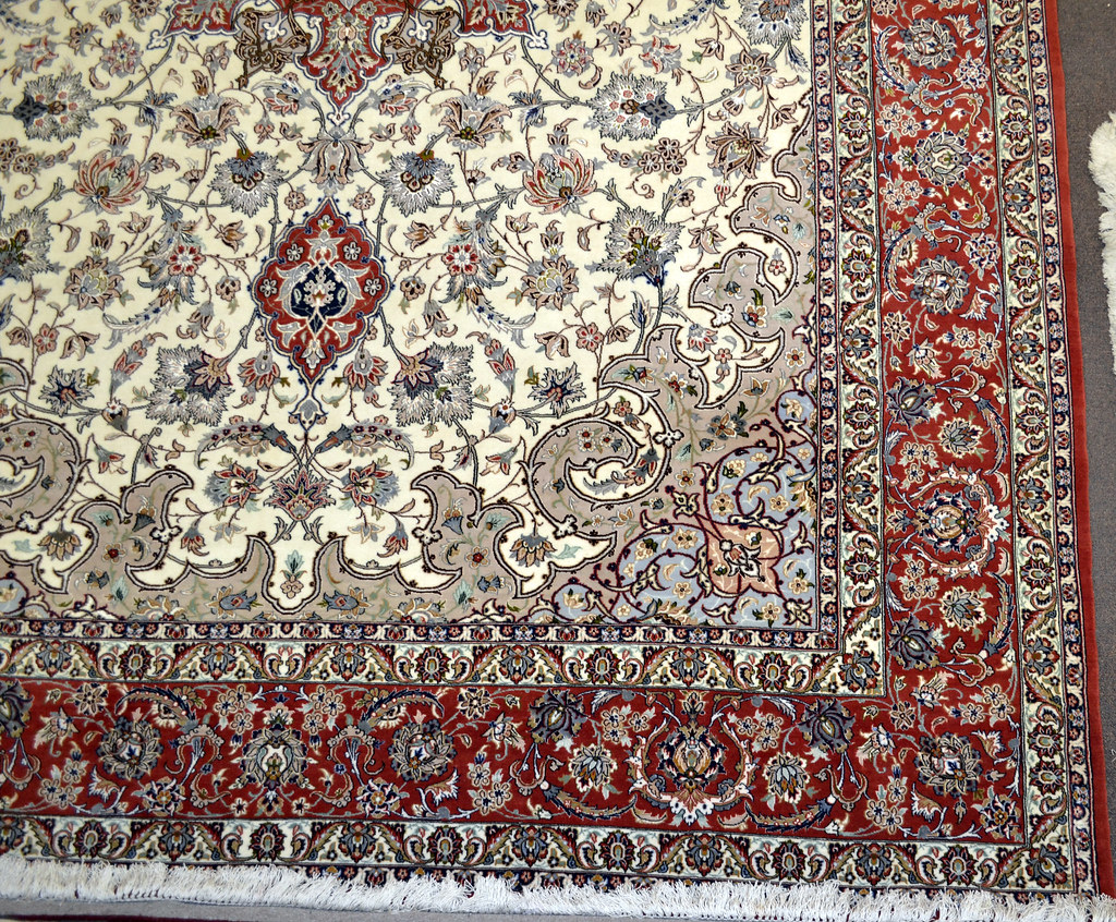 Isfahan Persian Rug 8x11-9x12