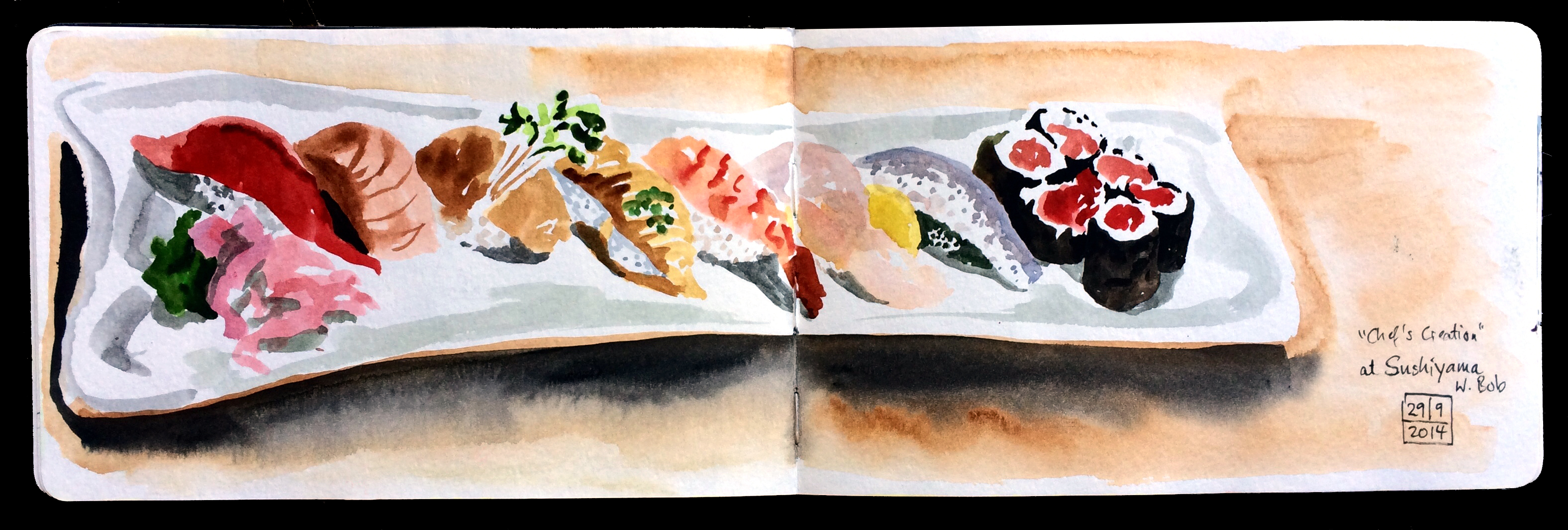 Delayed gratification sushi