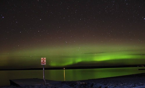 Northern Lights over Clear Lake