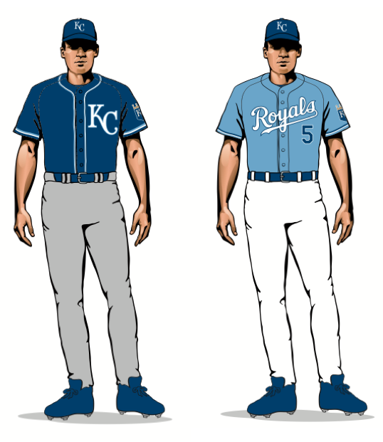 A brief history of the Royals' and Giants' most memorable -- and most  unusual -- uniforms
