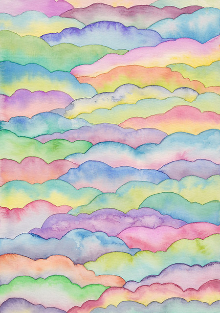 Watercolor Clouds