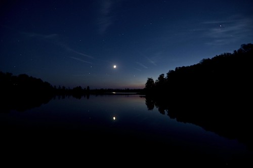 sunset sky reflection water weather wisconsin night stars landscape evening nightscape ngc clear moonrise moonlight hdr presqueisle waterscape vilascounty nikond90 lakekatinka