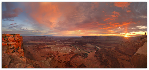 sunset people panorama utah canyon coloradoriver canyonlands alpenglow deadhorsepointstatepark coth5