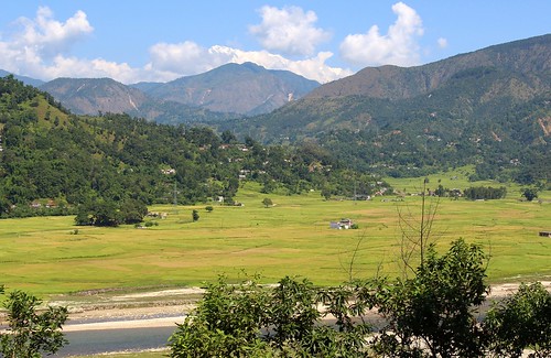 nepal river rice valley himalayas annapurnasouth hiunchuli barahashikhar annapurna1 aadhikhola putalibazar