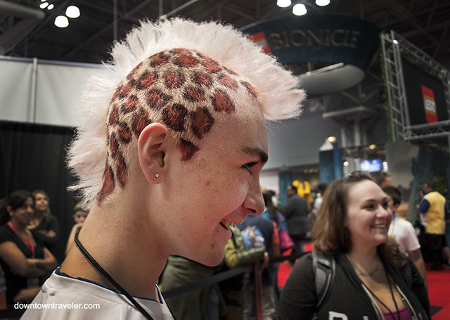 NY Comic Con 2014 Leopard Mohawk Hair
