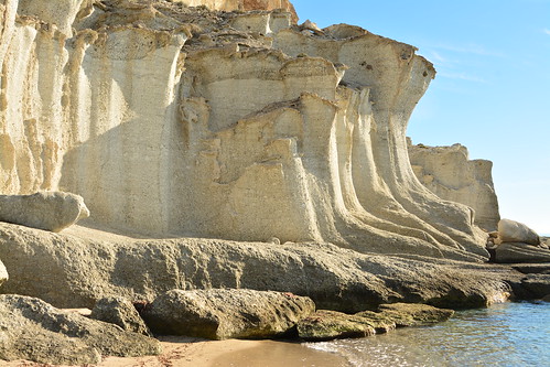 spain mediterranean andalucia almería cabodegata aguaamarga nudistbeach volcanicrocks caladeenmedio fossilizeddunes