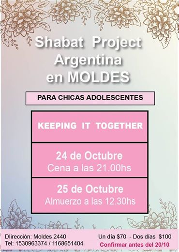 the shabbot project en moldes