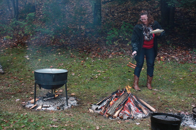 Campfire cooking is one of the highlights of camping at Douthat State Park