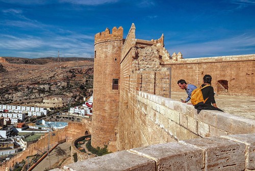 almeria vertigo height alcazaba fortification view fear cosmoclick cosmoclicky spain andalusia wow